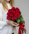 11 красных роз Explorer. Цветы Владивосток фото 1 — Цветочный король