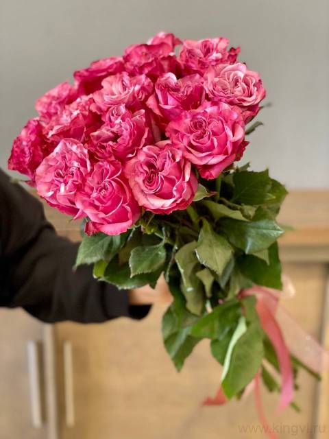 Букет 15 роз  Кантри Блюз