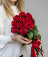 11  красных роз . Цветы Владивосток фото 1 — Цветочный король