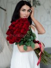 Страстные розы . Цветы Владивосток фото 1 — Цветочный король