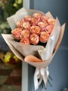 Букет из 15 нежных пионовидных роз. Цветы Владивосток фото 2 — Цветочный король