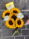 Букет "Подсолнух". Цветы Владивосток фото 2 — Цветочный король