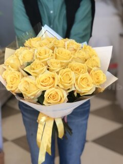Букет из  желтых роз. Цветы Владивосток