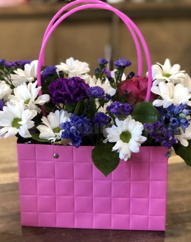 Цветочная сумочка