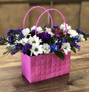 Цветочная сумочка. Цветы Владивосток