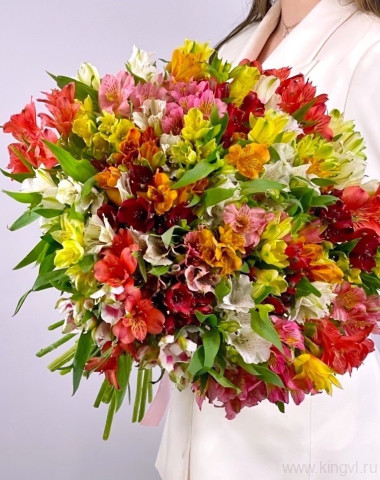 Большой букет из альстромерии  — Цветочный король