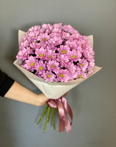 Букет из 7 хризантем — Цветочный король