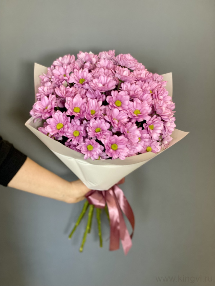 Букет из 7 хризантем. Цветы Владивосток