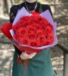Букет из 21 розы . Цветы Владивосток фото 1 — Цветочный король
