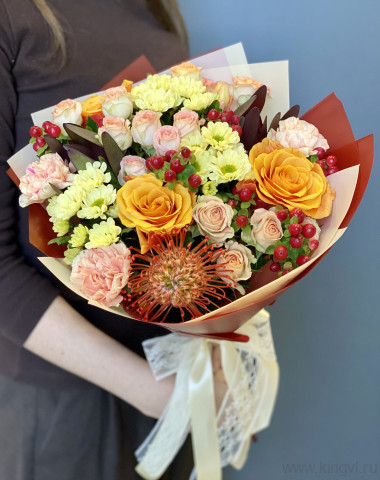 Букет с нутаном — Цветочный король