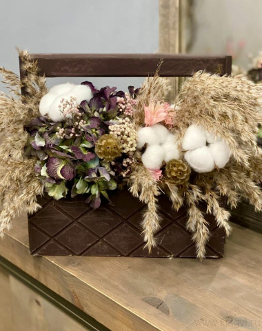 Композиция ящик  — Цветочный король