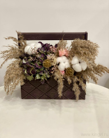 Композиция ящик  — Цветочный король