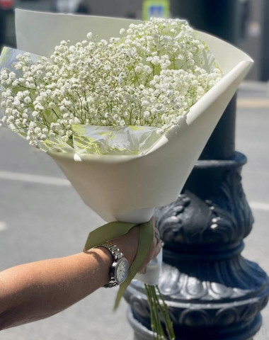Букет из 3  гипсофил — Цветочный король