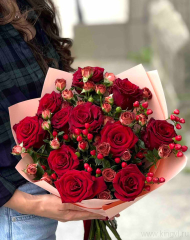 Букет "Бордо" &mdash; Цветочный король