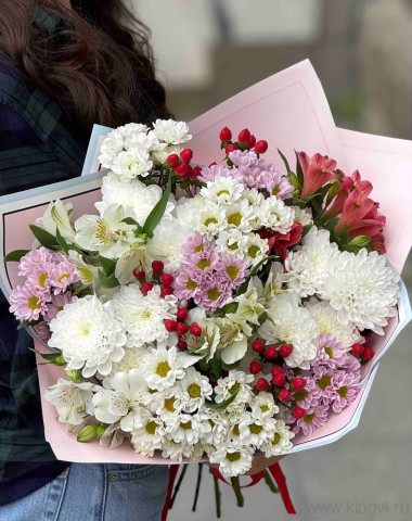 Букет &quot;Ванильные облака&quot; — Цветочный король