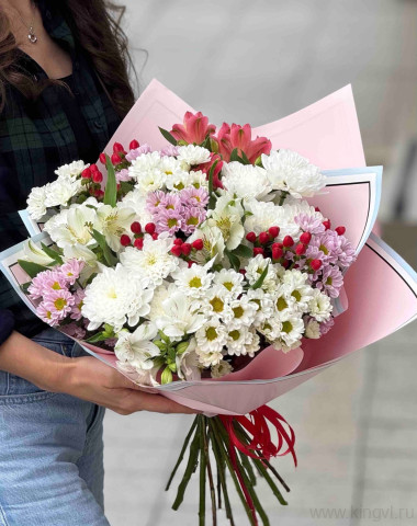 Букет &quot;Ванильные облака&quot; — Цветочный король