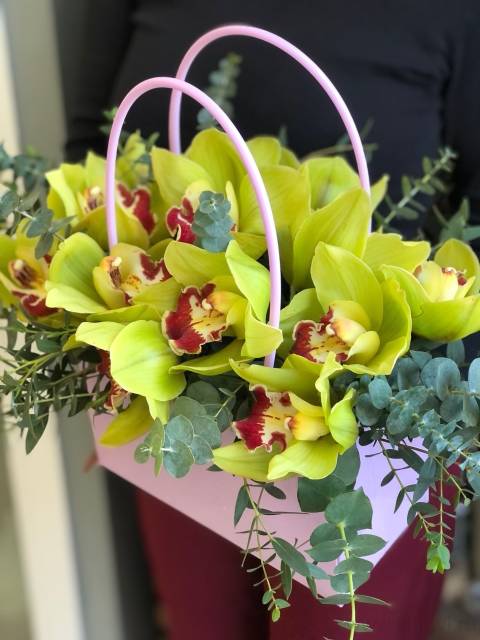 Композиция орхидеи 