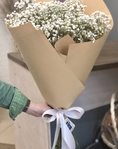 Букет из 5 гипсофил — Цветочный король