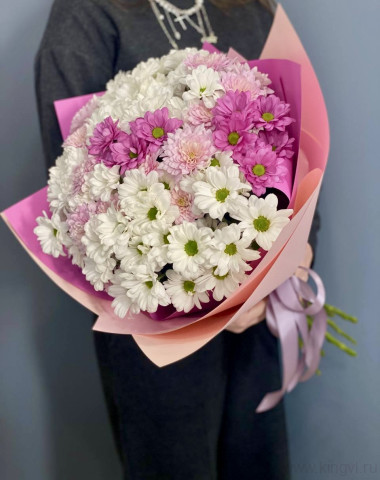 Букет из хризантем &mdash; Цветочный король