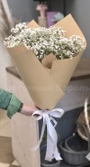 Букет из белой гипсофилы . Цветы Владивосток фото 2 — Цветочный король