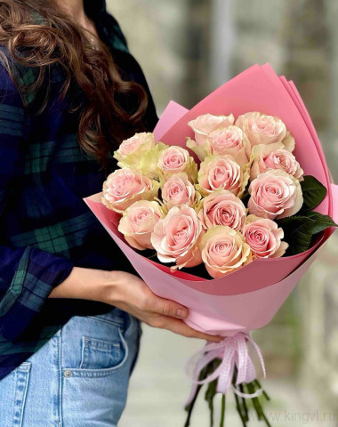 Букет роз &quot;Фрутетта&quot; (15шт)  — Цветочный король