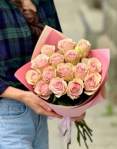 Букет роз &quot;Фрутетта&quot; (15шт)  — Цветочный король
