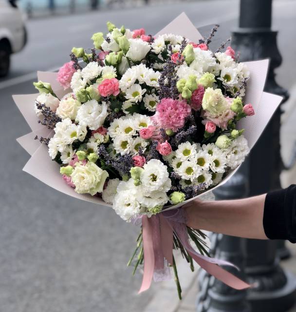 Букет с лавандой "Притяжение"