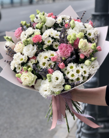 Букет с лавандой &quot;Притяжение&quot; — Цветочный король