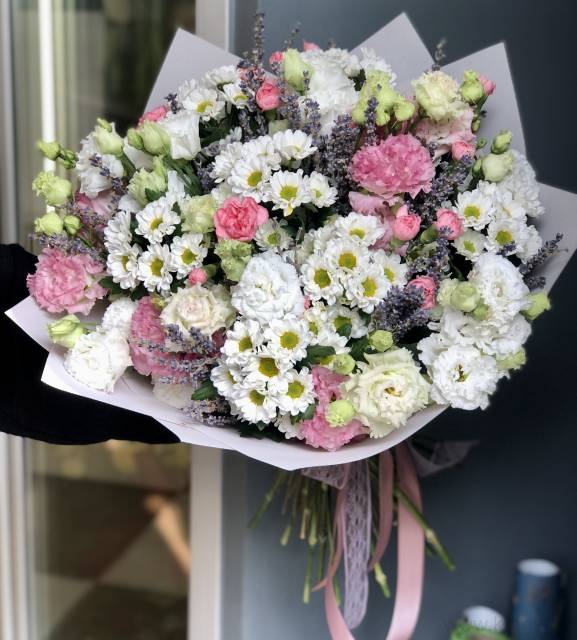 Букет с лавандой "Притяжение"