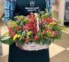 Композиция в корзинке "Летний день". Цветы Владивосток фото 1 — Цветочный король