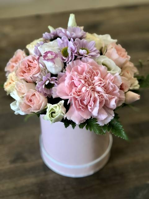 Композиция в коробочке"Нежный ангел"