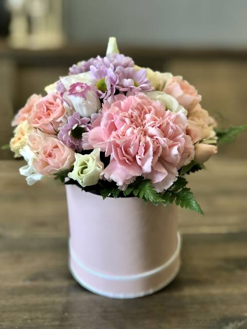 Композиция в коробочке"Нежный ангел"