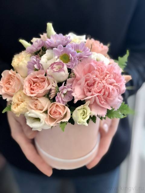 Композиция в коробочке"Нежный ангел"