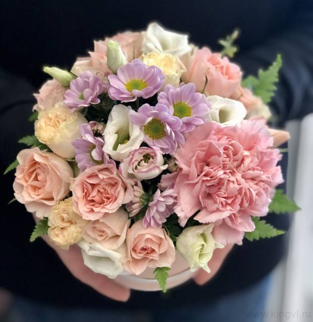 Композиция в коробочке"Нежный ангел"