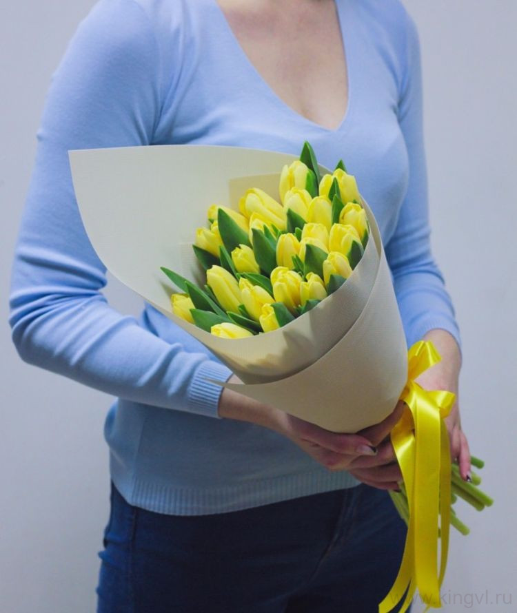 Очарование весны Тюльпаны 25 шт. Цветы Владивосток фото 1 &mdash; Цветочный король