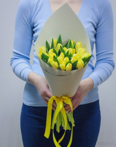 Очарование весны Тюльпаны 25 шт &mdash; Цветочный король