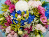 Букет из гортензии, орхидей и эустомы. Цветы Владивосток фото 4 — Цветочный король