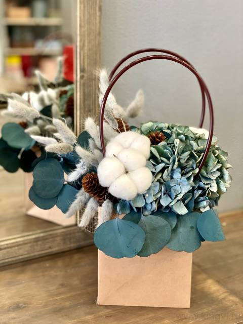 Сумочка с гортензией