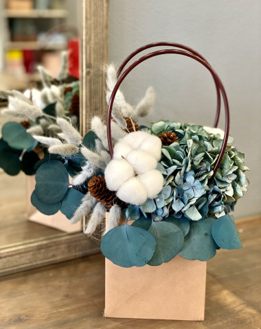 Сумочка с гортензией — Цветочный король