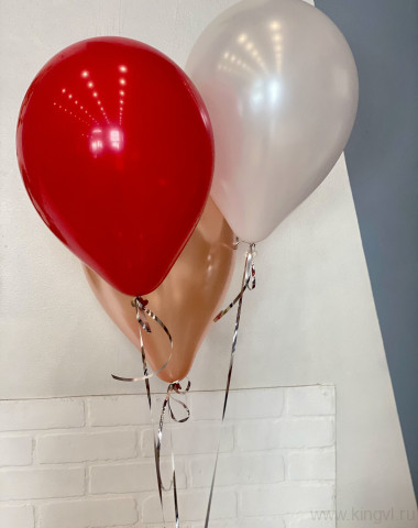 Связка из 3 латексных шаров — Цветочный король