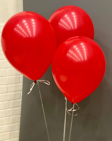 Связка из 3 латексных шаров &mdash; Цветочный король