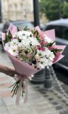 Букет "Ромашка"из хризантем . Цветы Владивосток фото 2 — Цветочный король