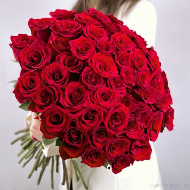Букет из 51 красной розы 