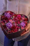 Композиция "Сердце". Цветы Владивосток фото 1 — Цветочный король