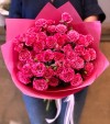 Букет из 9 кустовых  роз . Цветы Владивосток фото 2 — Цветочный король
