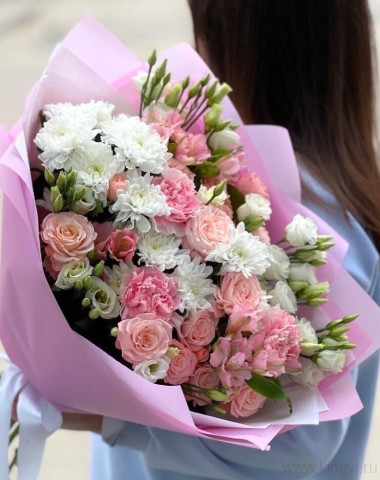 Сборный букет " Розовая мечта" &mdash; Цветочный король