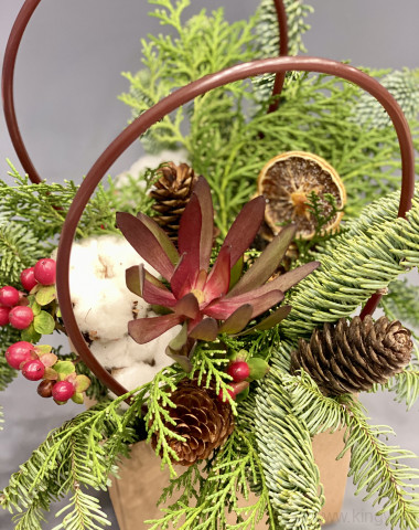 Новогодняя сумочка — Цветочный король