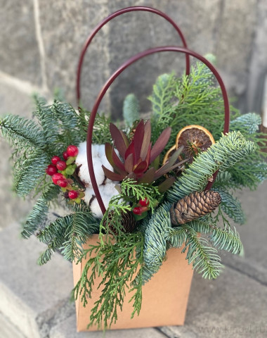 Новогодняя сумочка &mdash; Цветочный король