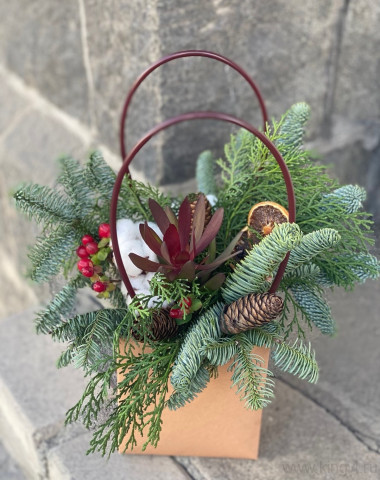 Новогодняя сумочка &mdash; Цветочный король