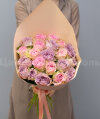 Букет розово-сиреневых роз . Цветы Владивосток фото 2 — Цветочный король